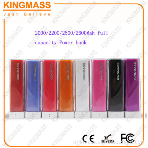 2015 Newest Products 2600mAH External phone battery charger